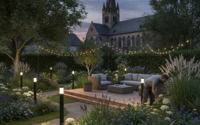 Éclairage jardin : à Cernay, les extérieurs s’illuminent autrement cette saison